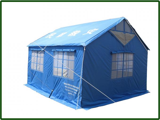 Polyester pamuk kanvas kabartma çadır mülteci çadırı