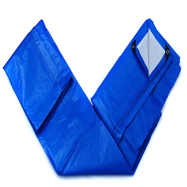 100% Polyester Heavy Duty Mesh Tarps , Anti - Static PVC Coated Canvas Material 